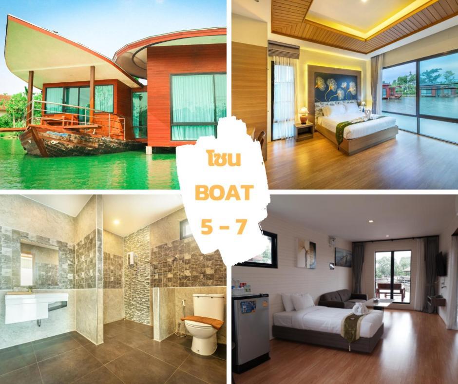 Boathouse Boutique Riverside Talat Amphoe Nakhon Chai Si Exterior foto